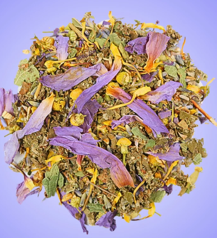 Lucid Dreams Herbal Tea – Organic Sleep & Dream Support Blend with Blue Lotus, Calea and Mugwort | Caffeine Free