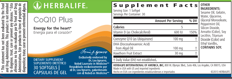 CoQ10 Plus- 30 Softgels