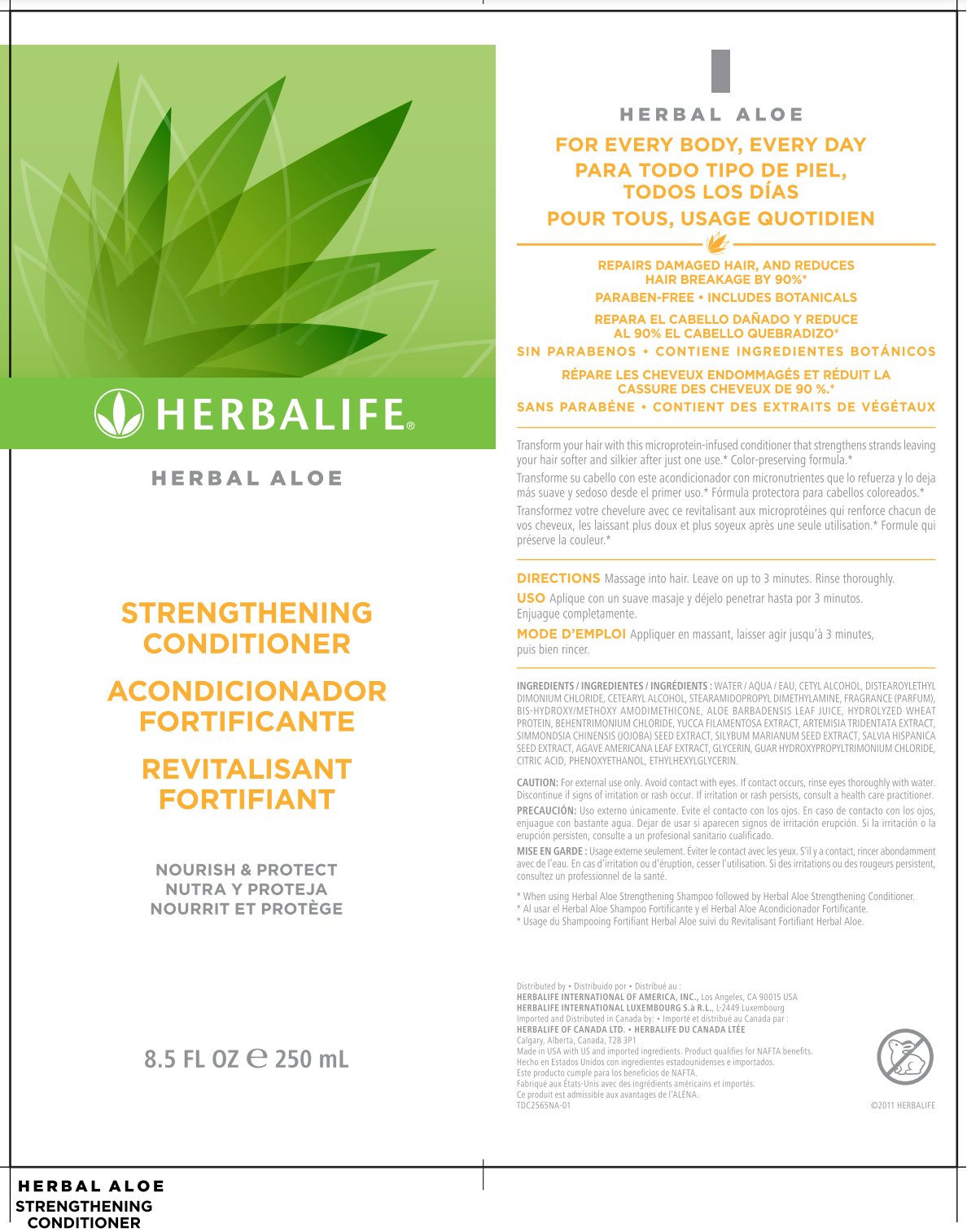Herbal Aloe Strengthening Conditioner