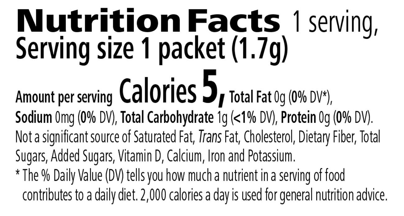 Herbal Tea Concentrate: Raspberry 30 Packets