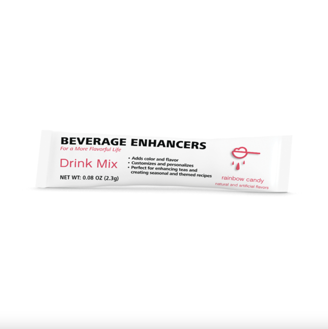 Beverage Enhancers Drink Mix Single-Serve Packets- Rainbow Candy 30 Packets