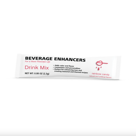 Beverage Enhancers Drink Mix Single-Serve Packets- Rainbow Candy 30 Packets