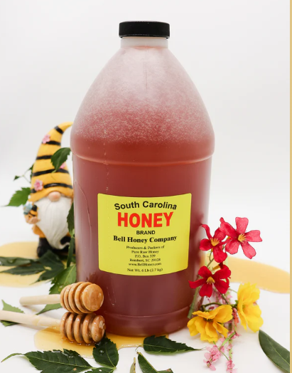 South Carolina Wildflower Honey – 100% Raw, Unfiltered half gallon (2.75kg)