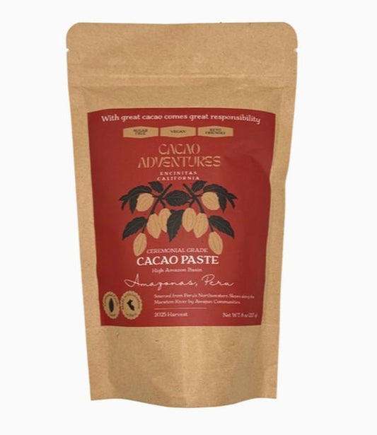 Artisan Ceremonial Grade Cacao Paste Peru