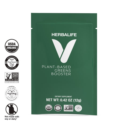 HERBALIFE V Plant-Based Greens Booster Single-Serve Packets: for all States except California 20 Packets