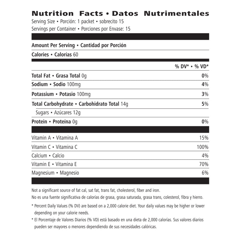 H³O® Fitness Drink: Orangeade 15 Packets