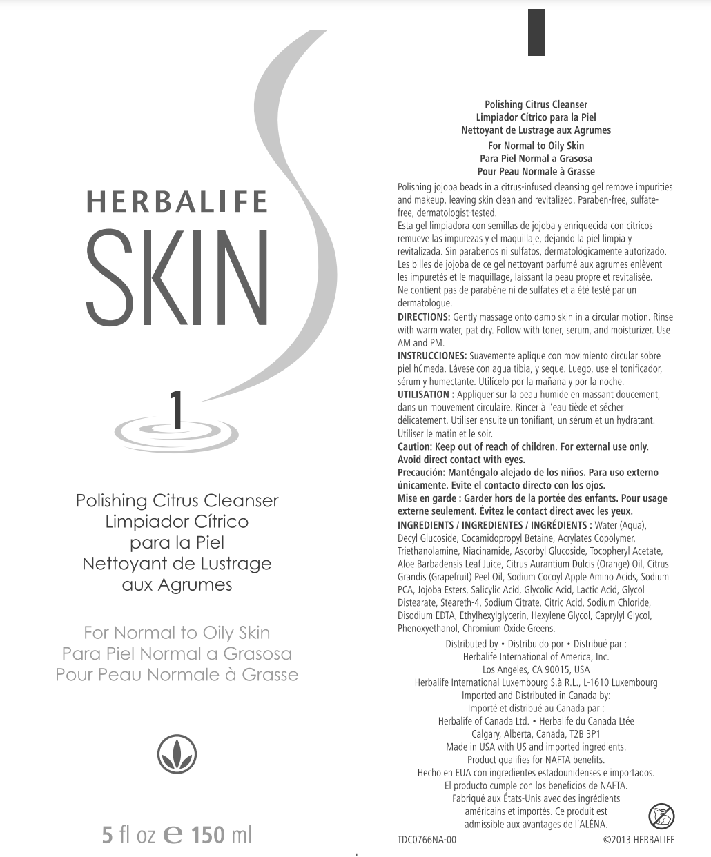 Herbalife Skin Polishing Citrus Cleanser